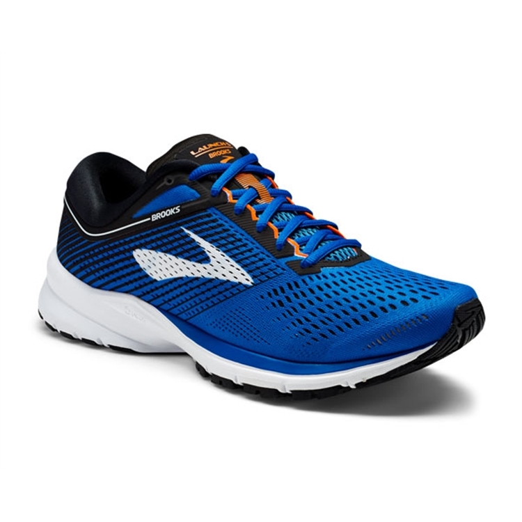 brooks Men's Launch 5 Blue / Black / Orange