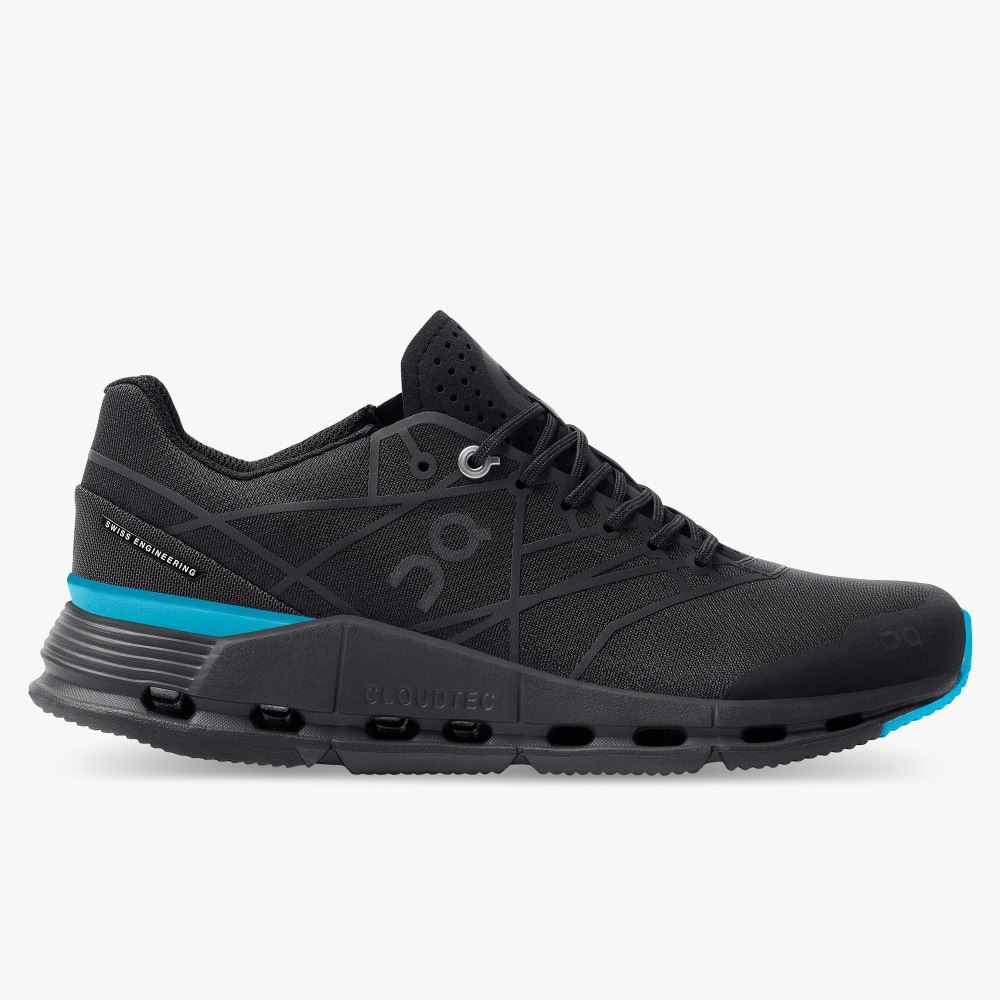 On The Cloudnova Z5: the new hybrid shoe - Black | Cyan