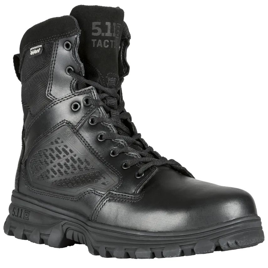 MEN'S EVO 6" WATERPROOF BOOT WITH SIDEZIP-Black