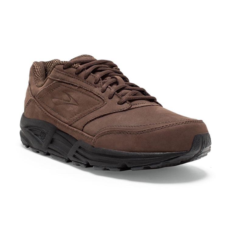 brooks Men\'s Addiction Walker Brown Nubuck