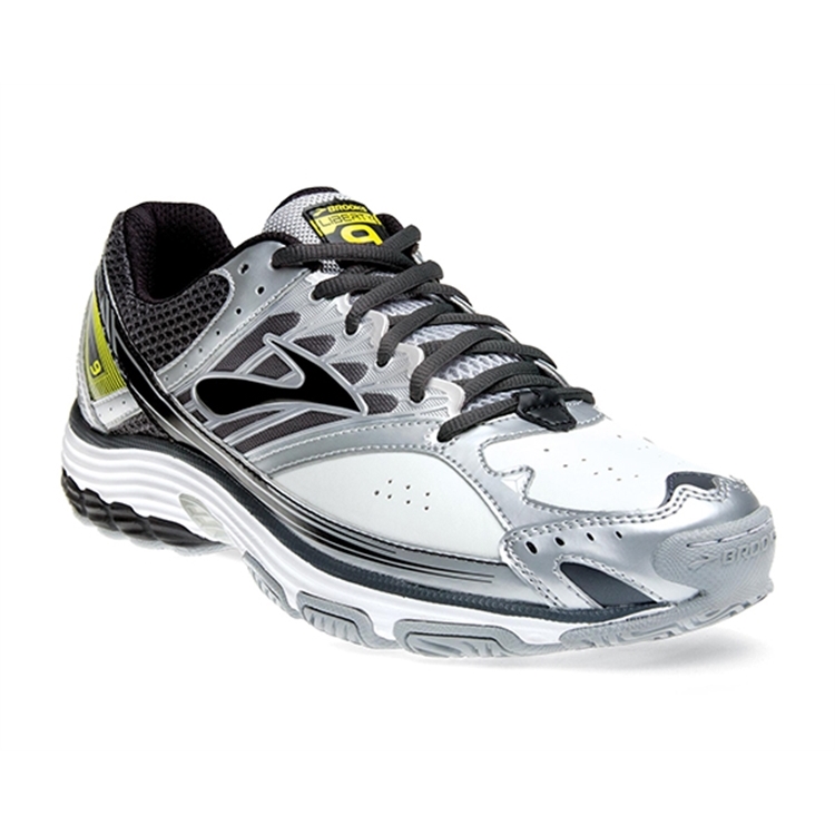 brooks Men's Liberty 9 Leather Sulphur Spring / Black / Silver