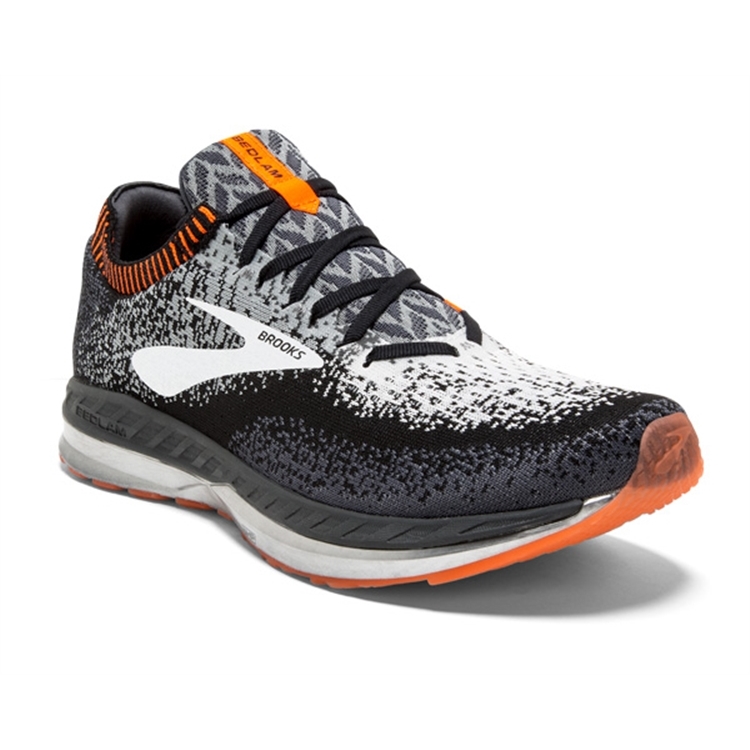 brooks Men's Bedlam Black / Grey / Orange