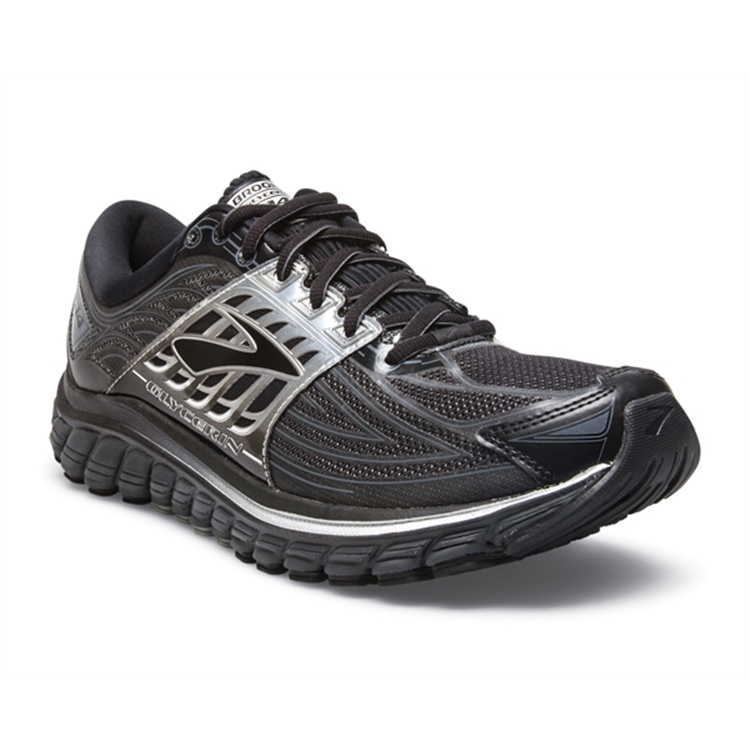 brooks Men's Glycerin 14 Black / Anthracite / Silver