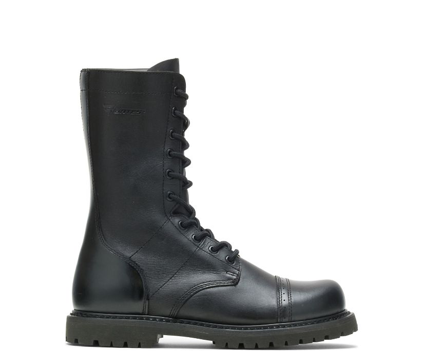 BATES BOOTS | MEN\'S 11\" PARATROOPER SIDE ZIP BOOT-BLACK