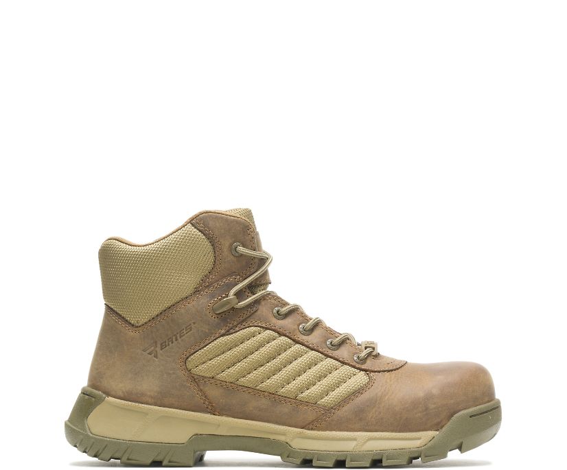 BATES BOOTS | MEN\'S TACTICAL SPORT 2 MID SIDE ZIP COMPOSITE TOE EH-COYOTE