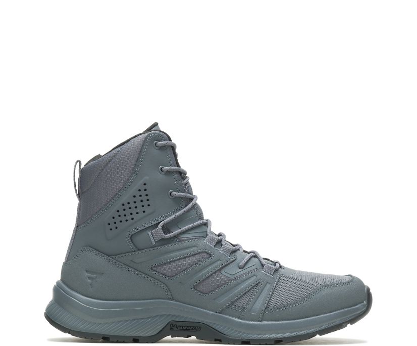 BATES BOOTS | MEN\'S RALLYFORCE TALL SIDE ZIP-GUNMETAL