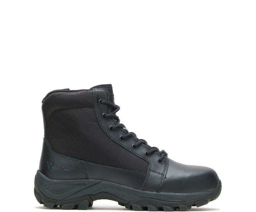 BATES BOOTS | MEN\'S FUSE MID SIDE ZIP STEEL TOE-BLACK