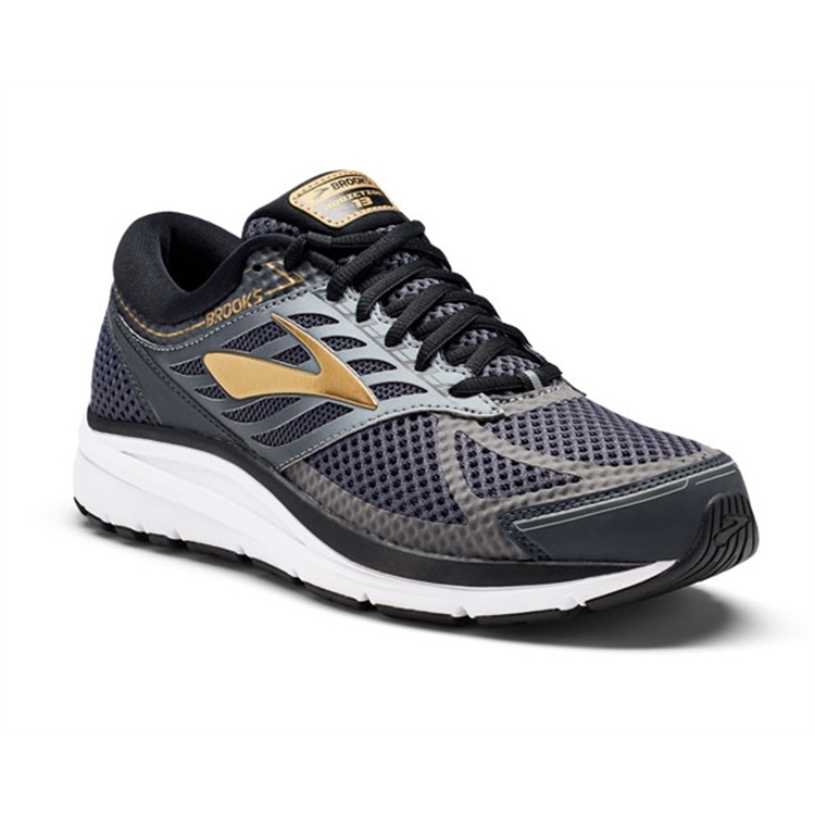 brooks Men\'s Addiction 13 Black / Ebony / Metallic Gold