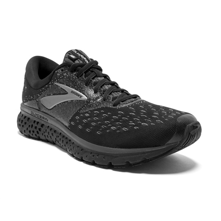 brooks Men\'s Glycerin 16 Black / Ebony