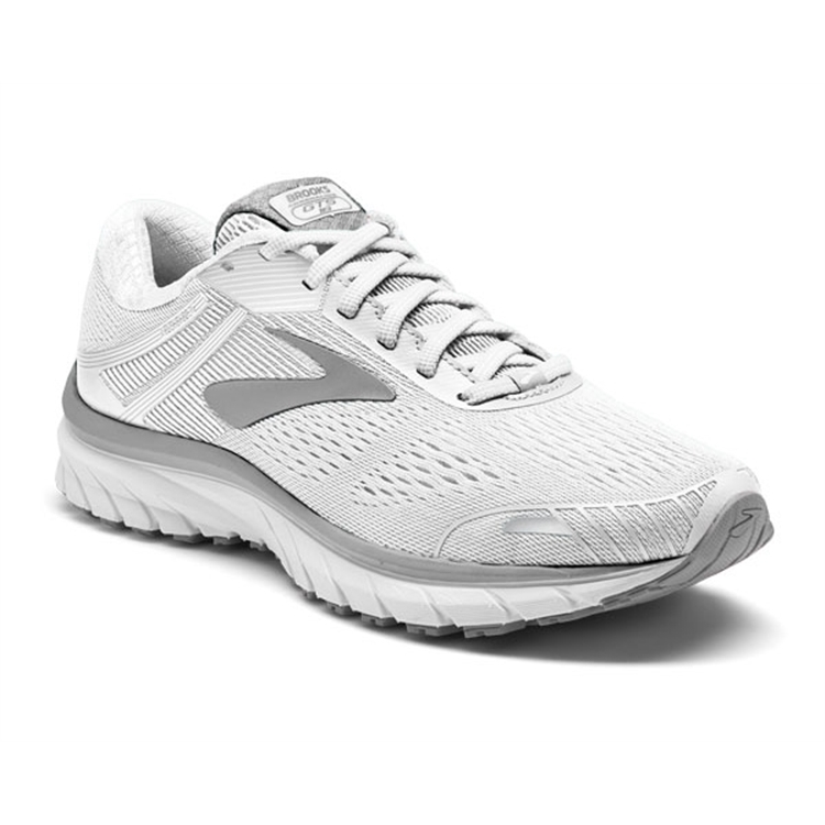 brooks Women\'s Adrenaline GTS 18 White / White / Grey