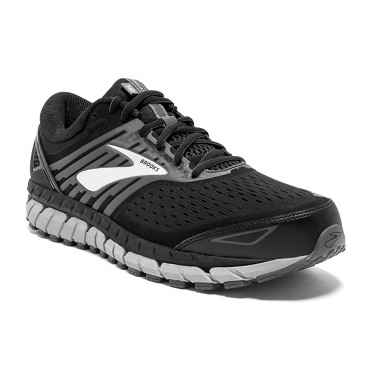 brooks Men's Beast 18 Black / Grey / Silver