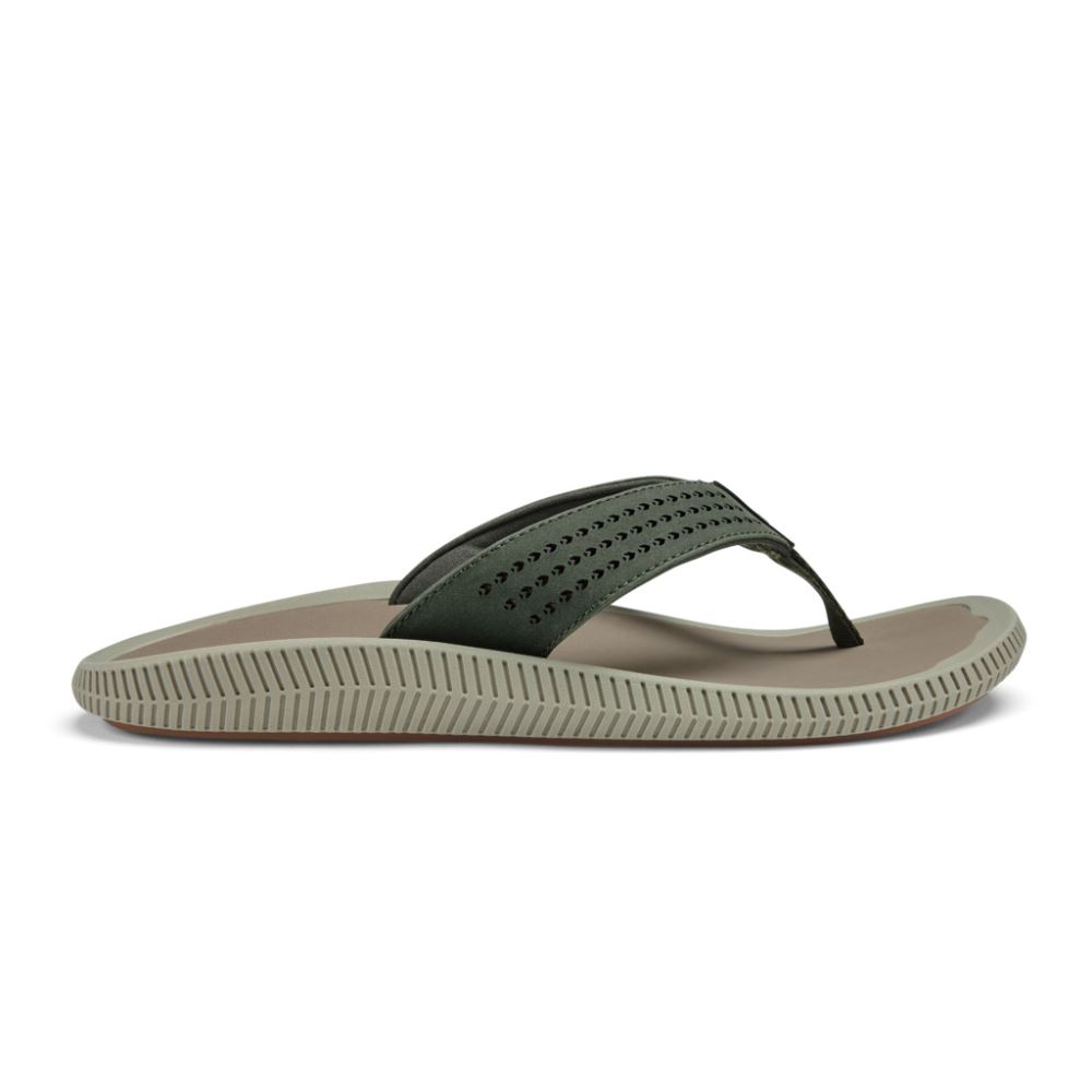 Ulele Men's Beach Sandals - Nori / Clay