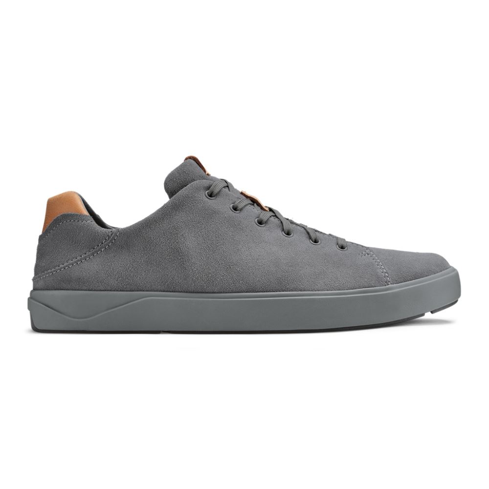 Lae'ahi Li Kala Men's Leather Sneakers - Fog