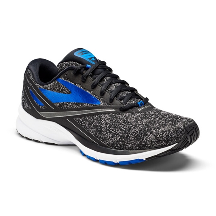 brooks Men's Launch 4 Black / Anthracite / Brooks Blue