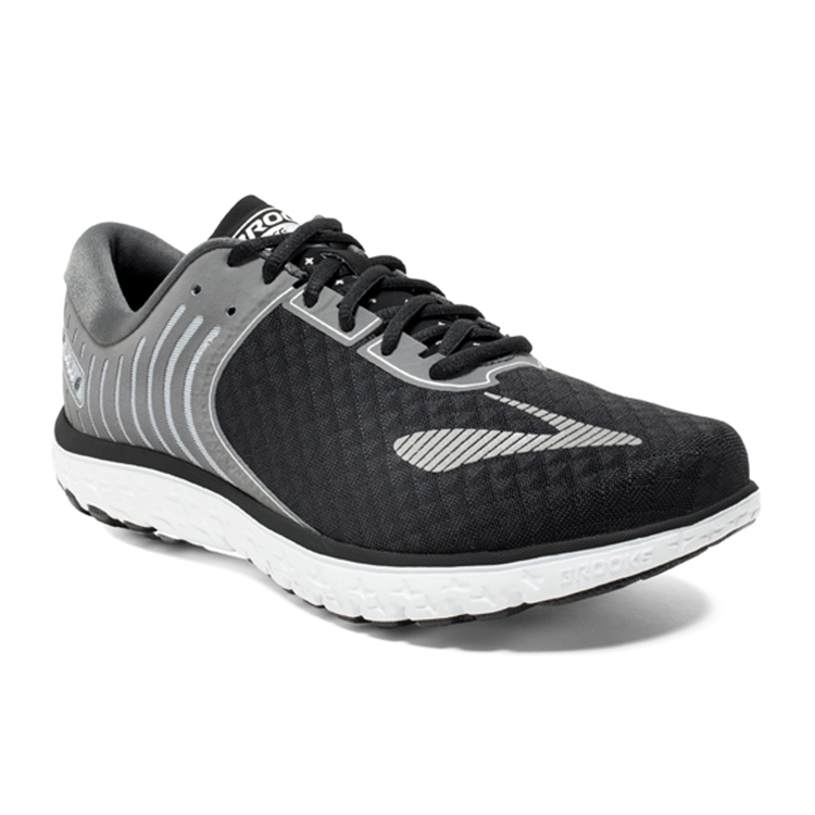 brooks Men's PureFlow 6 Black / Anthracite / Silver