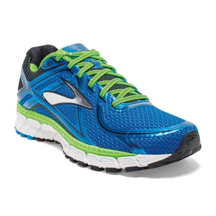 brooks Men\'s Adrenaline GTS 16 Methyl Blue / GreenGecko / Black