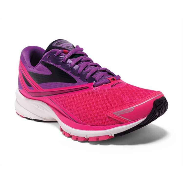 brooks Women\'s Launch 4 Purple / Diva Pink / Blue