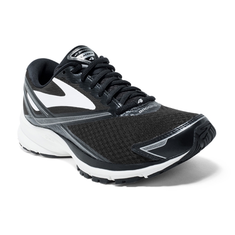 brooks Women\'s Launch 4 Black / White / Silver