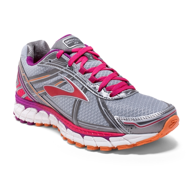 brooks Women\'s Defyance 9 Silver / Charcoal / Pink