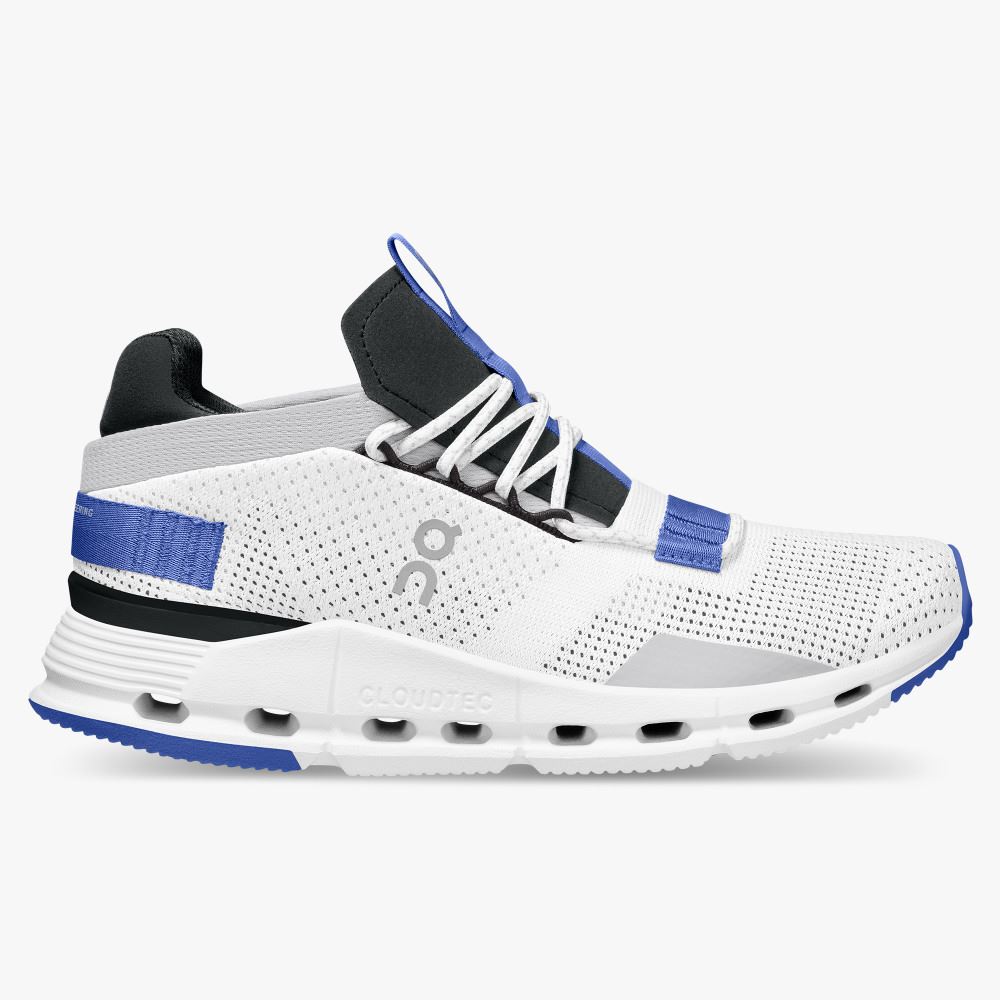 On Cloudnova - The lightweight sneaker for all-day comfort - White | Cobalt