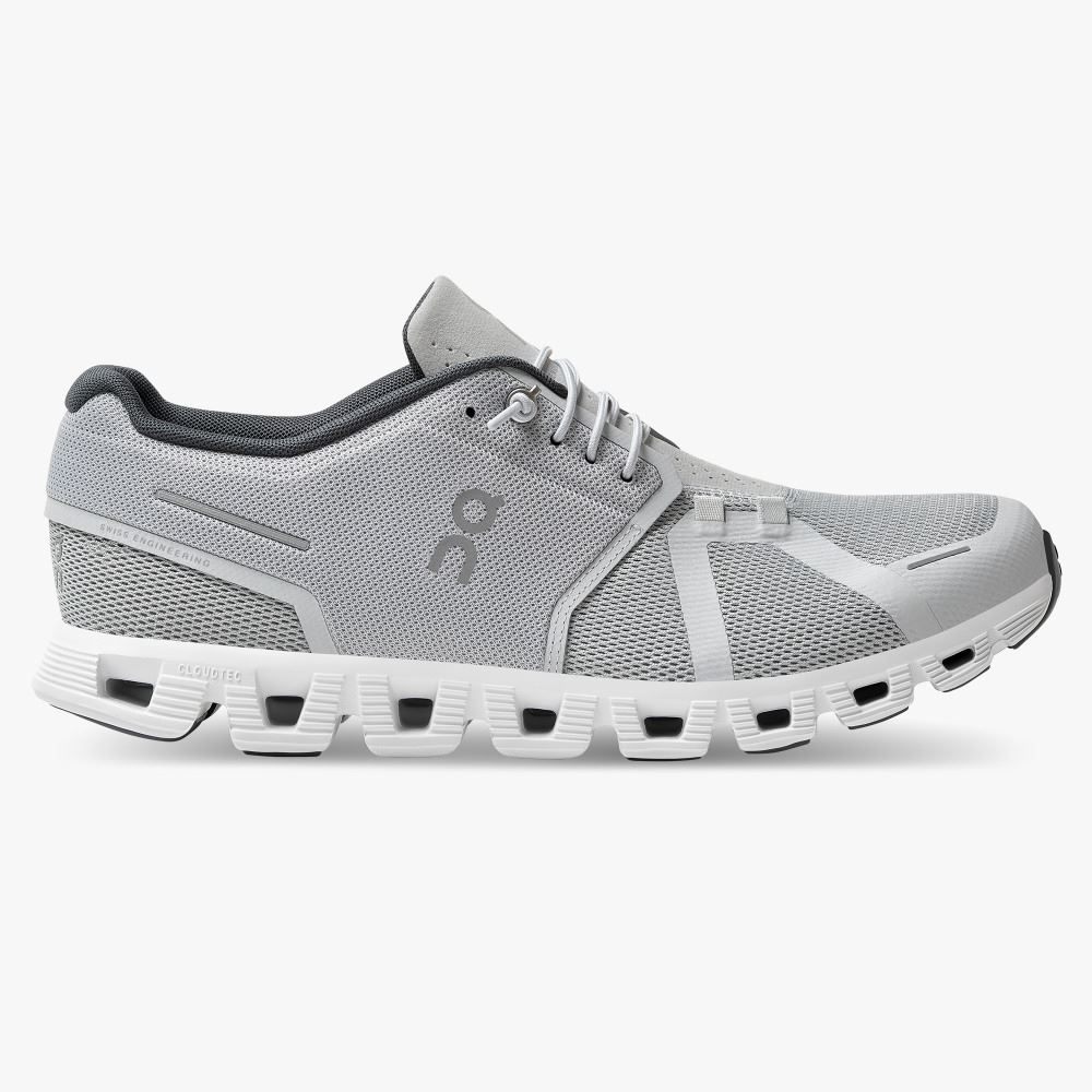 On Cloud 5 - the lightweight shoe for everyday performance - Glacier | White