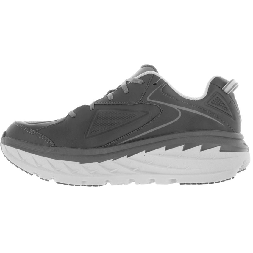 Hoka One One Bondi Leather Men\'s Charcoal