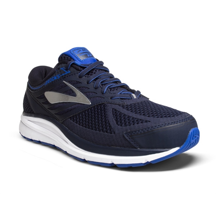 brooks Men\'s Addiction 13 Navy / Silver / Electric Blue