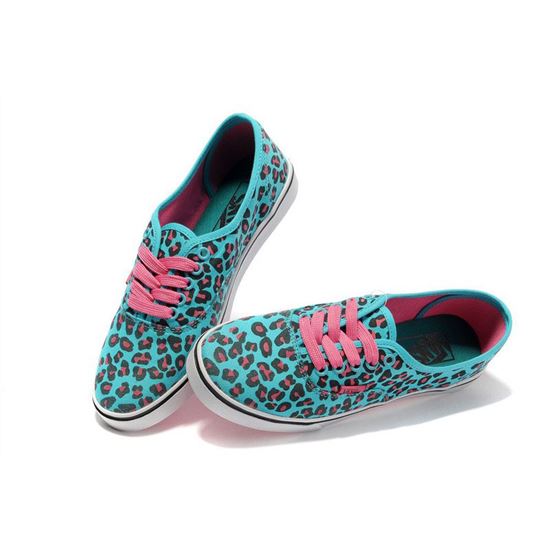 Vans Authentic Leopard Blue