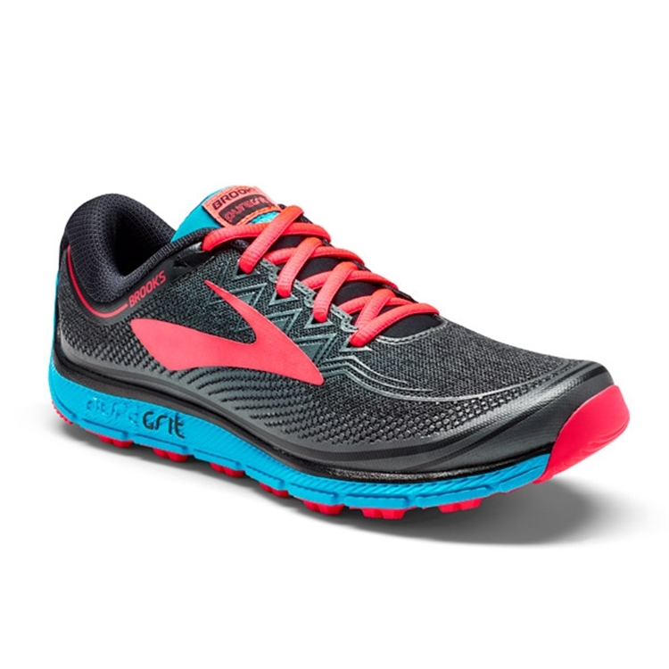 brooks Women's PureGrit 6 Black / Ebony / Diva Pink