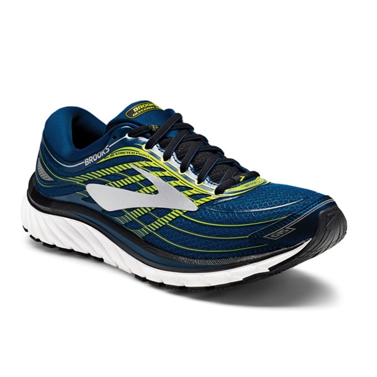 brooks Men\'s Glycerin 15 Blue / Lime / Silver