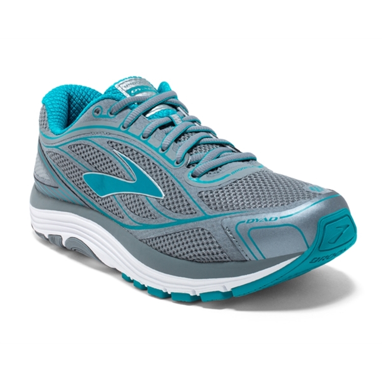 brooks Women\'s Dyad 9 Grey / Capri Breeze / Silver