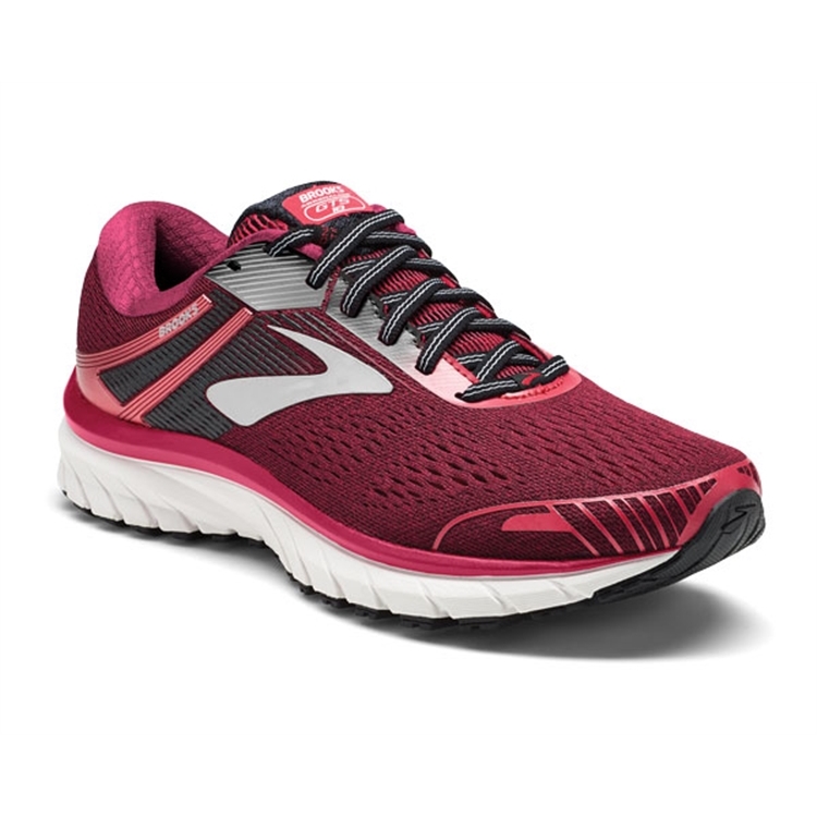 brooks Women's Adrenaline GTS 18 Pink / Black / White