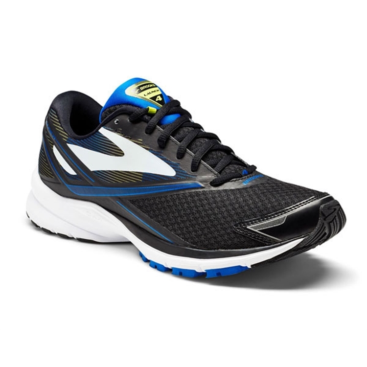 brooks Men\'s Launch 4 Lapis Blue / Lime / Black