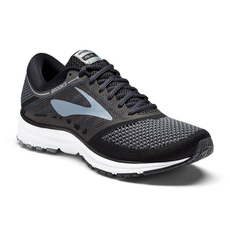 brooks Men\'s Revel Black / Anthracite/grey